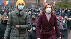 Proteste in Moldau - Demonstranten fordern Parlamentsneuwahl