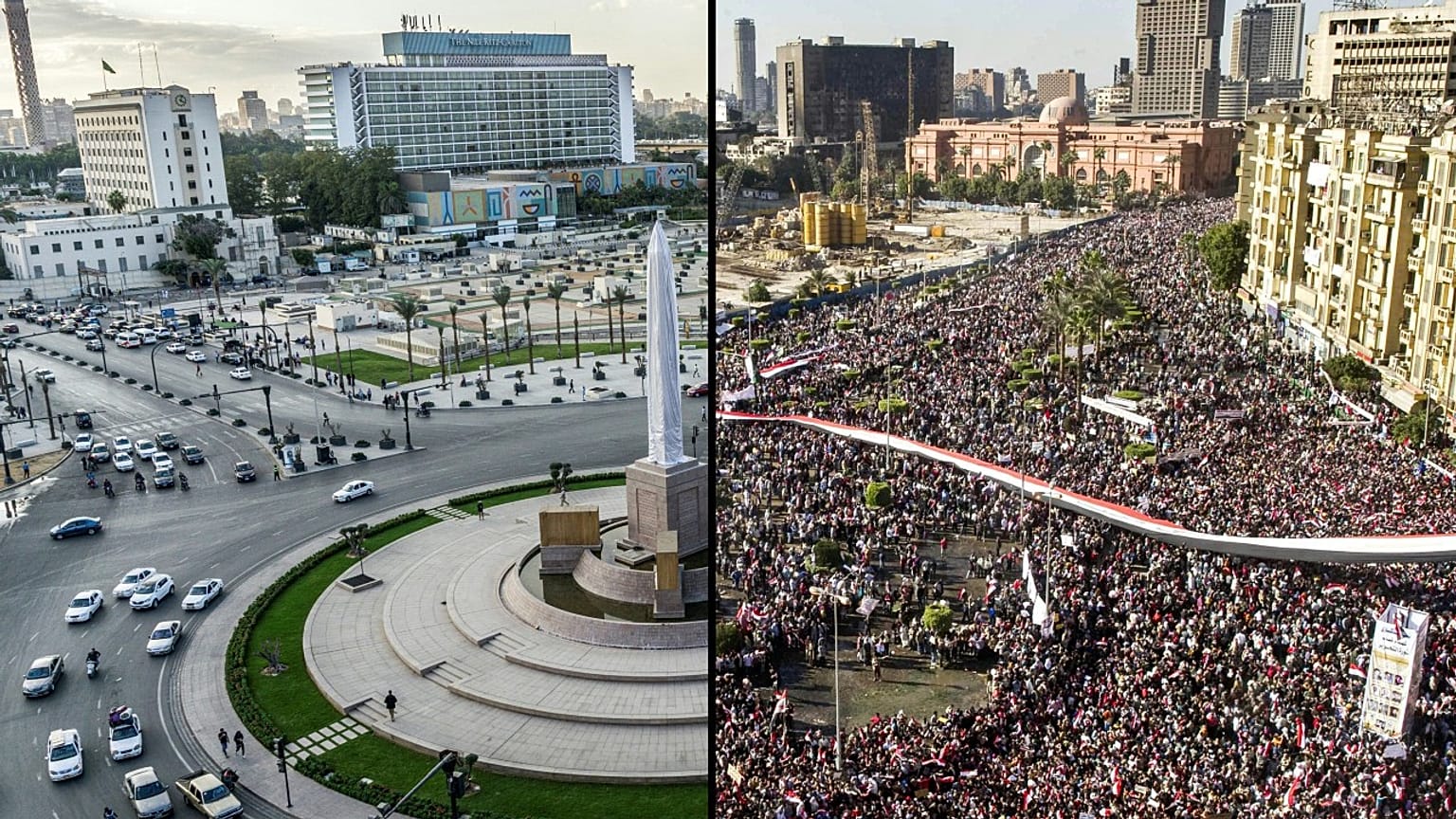 ميدان التحرير في القاهرة 
