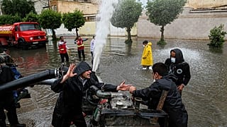سیلاب در منطقه کمپلو شهر اهواز
