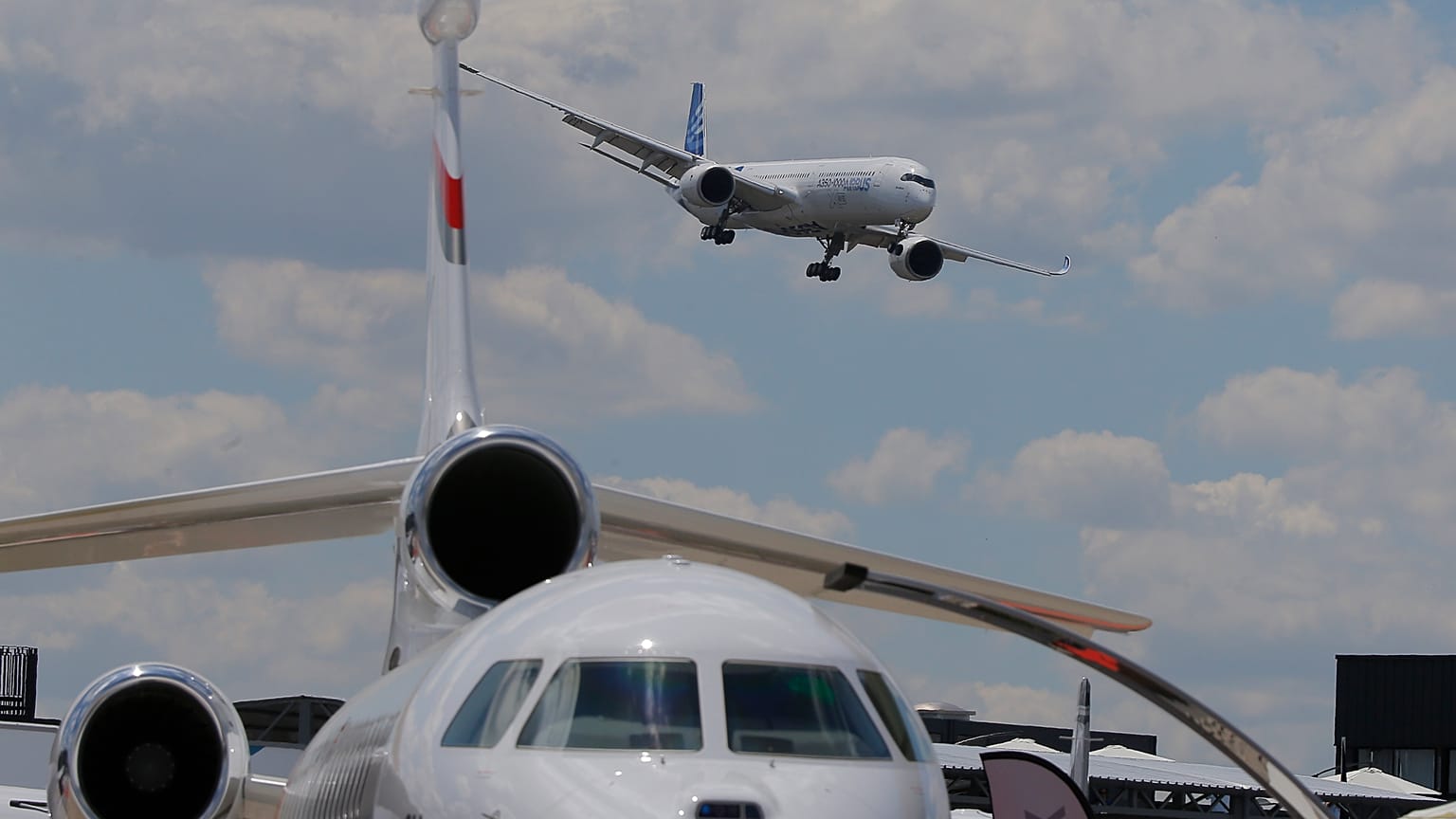 Шоу авиасалона Ле-Бурже в 2019 году. 