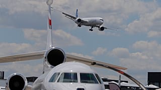 Шоу авиасалона Ле-Бурже в 2019 году.