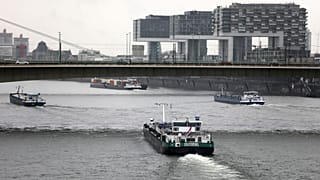 Low water levels in the Rhine is costing shipping companies