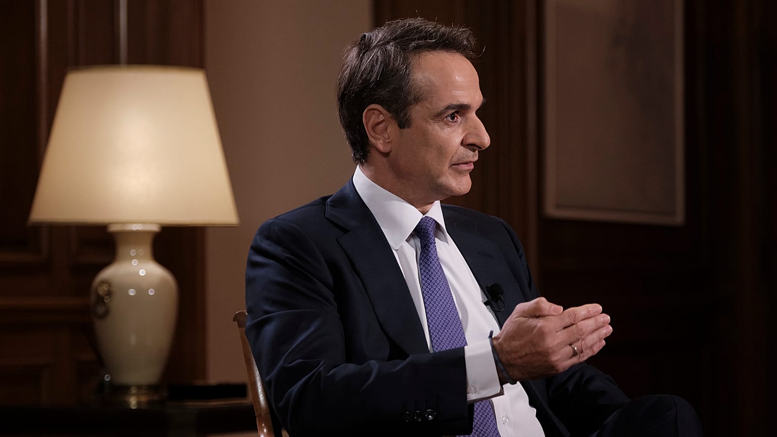 Greek Prime Minister Kyriakos Mitsotakis