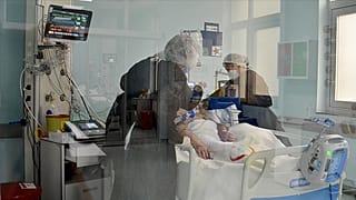 Koronavirüs tedavisi devam eden bir hasta