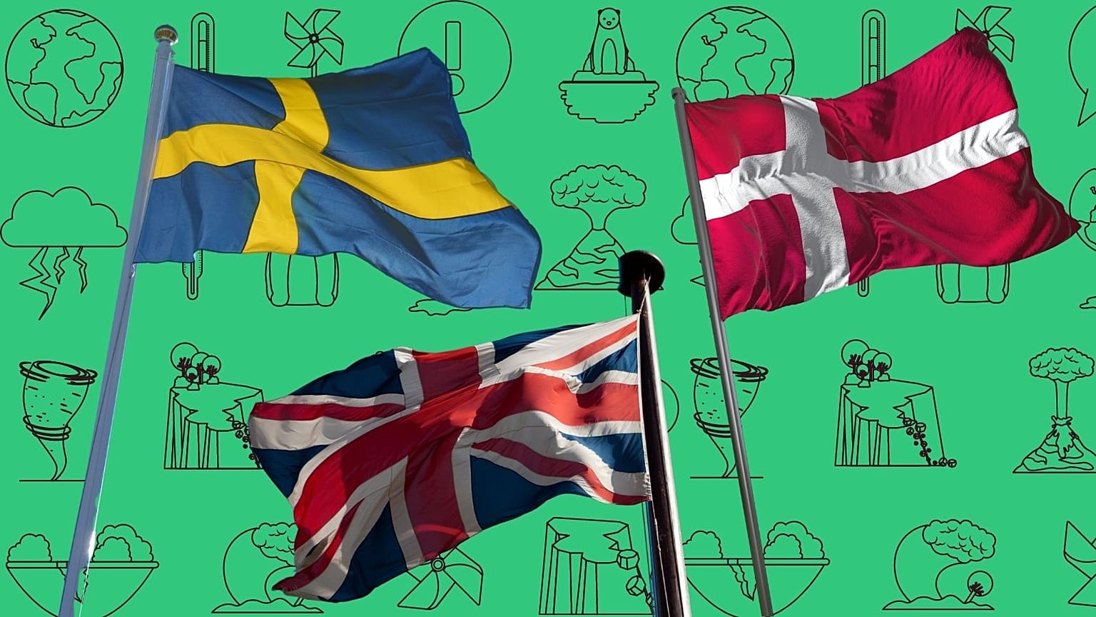 The top three countries in the ranking were Sweden, the UK and Denmark.