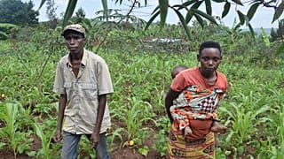 Burundian couple from the province of Kirundo at the border with Rwanda.