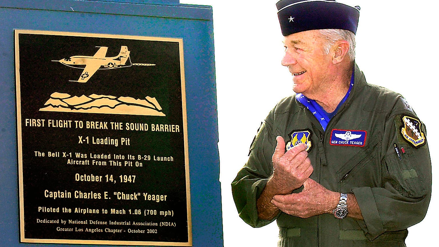 Chuck Yeager morre aos 97 anos
