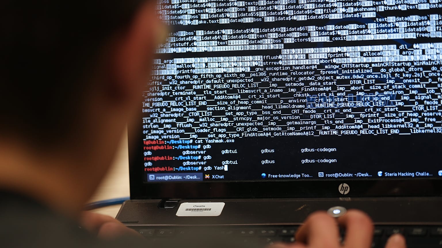Участник Steria Hacking Challenge в Париже 16 марта 2013
