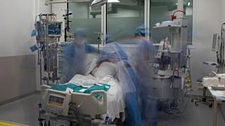 Covid-19: Intensivstation in Krankenhaus in Marseille