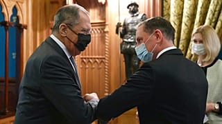 Russian Foreign Ministry Press Service via AP