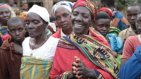 Les femmes burundaises dans la province Kayanza au Burundi.