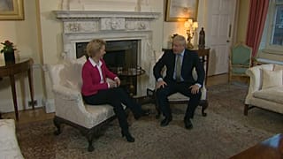 Ursula von der Leyen e Boris Johnson