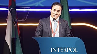 الرئيس الحالي لمنظمة الإنتربول كيم جونغ-يانغ