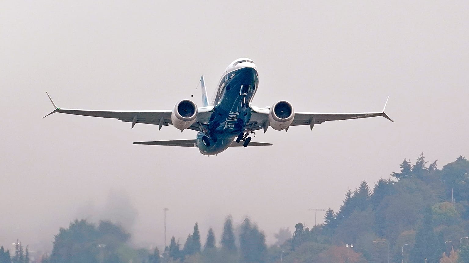 Startende 737 MAX.