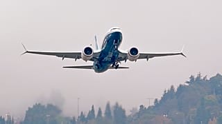 Startende 737 MAX.