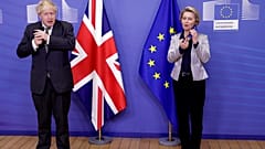 Von der Leyen und Johnson stellten sich (wenigen) Fragen nur vor Beginn ihres mehrstündigen Abendessens in Brüssel