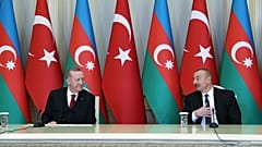 Cumhurbaşkanı Erdoğan ile Azerbaycanlı mevkidaşı Aliyev 