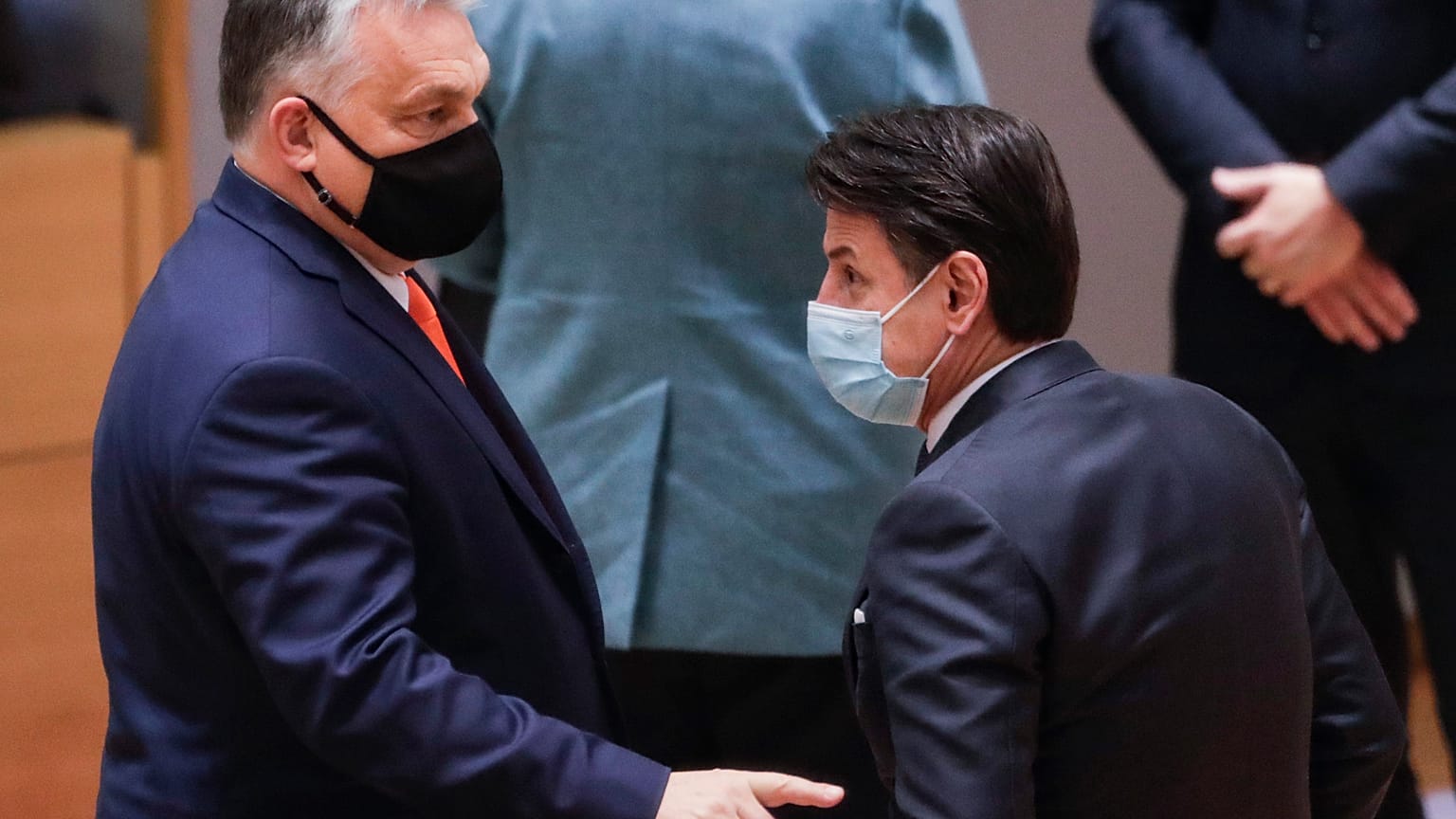 Orbán Viktor az olasz miniszterelnökkel Brüsszelben