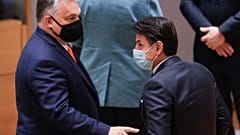 Orbán Viktor az olasz miniszterelnökkel Brüsszelben