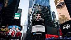 Die New Yorker Nasdaq ließ ihren jüngsten Neuzugang Airbnb hochleben