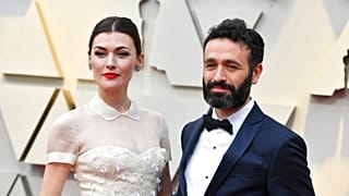 Marta Nieto y Rodrigo Sorogoyen llegan a la gala de los premios Óscar, el domingo 24 de febrero de 2019, en el Teatro Dolby en Los Ángeles.