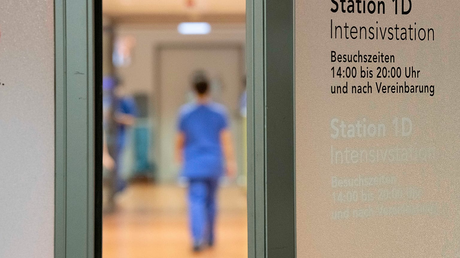 Intensivstation im Robert-Bosch-Krankenhaus (RBK) in Stuttgart