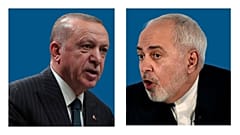 رجب طیب اردوغان، رئیس جمهوری ترکیه و جواد ظریف، وزیر امور خارجه ایران
