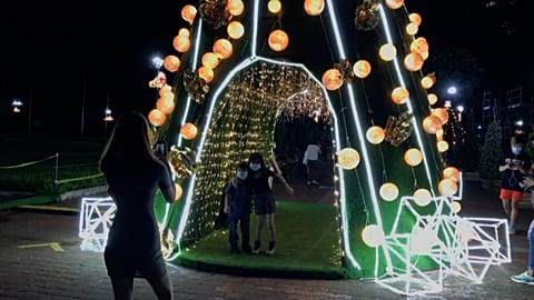 Christmas parks cheer up coronavirus-weary Filipinos