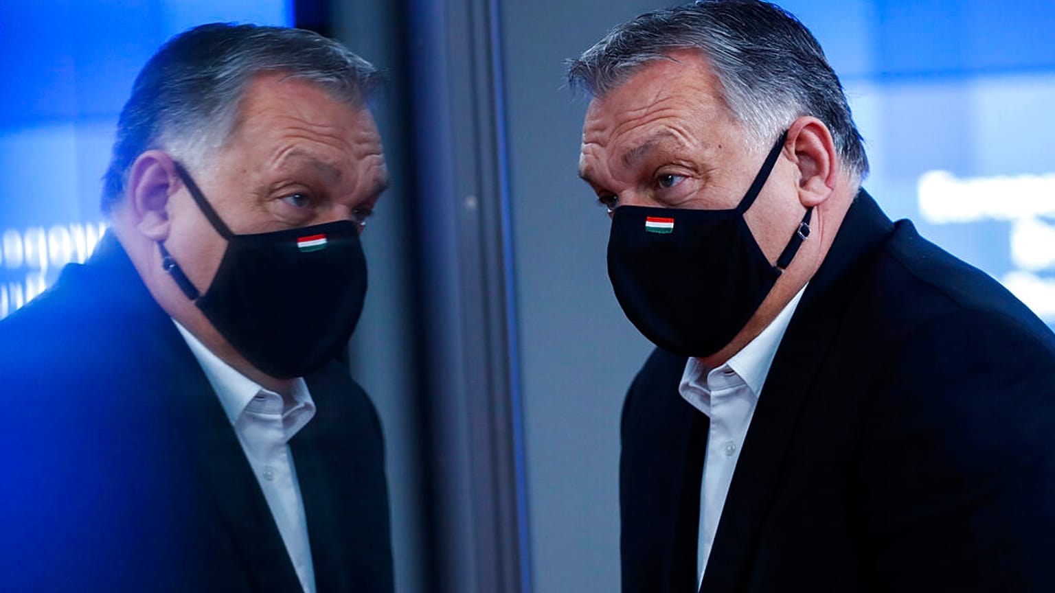Orbán Viktor a brüsszeli uniós csúcson 2020. december 11-én