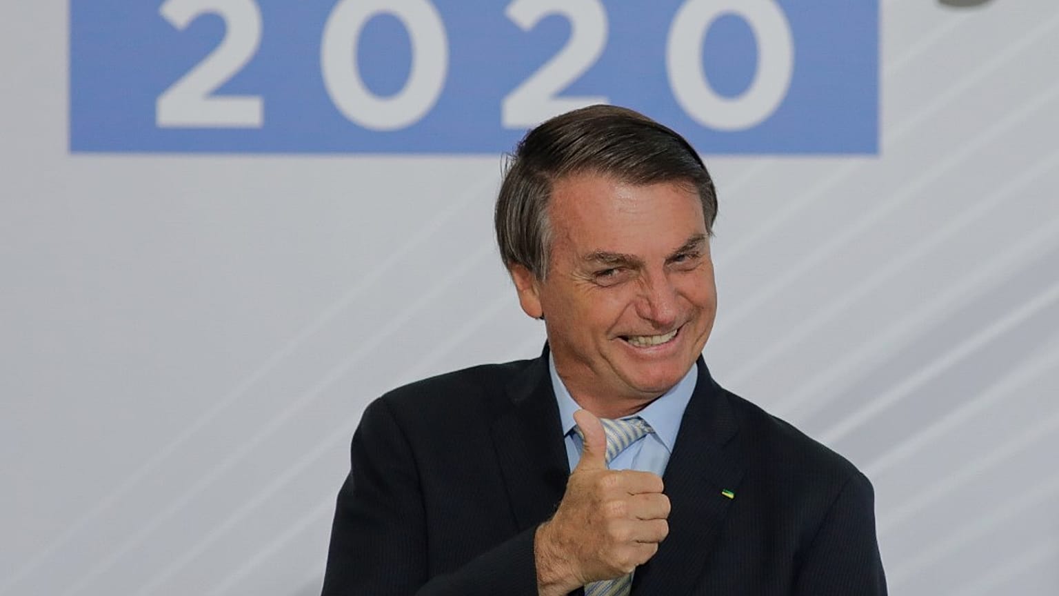 Bolsonaro no fórum contra a corrupção, em Brasília, a 9 de dezembro