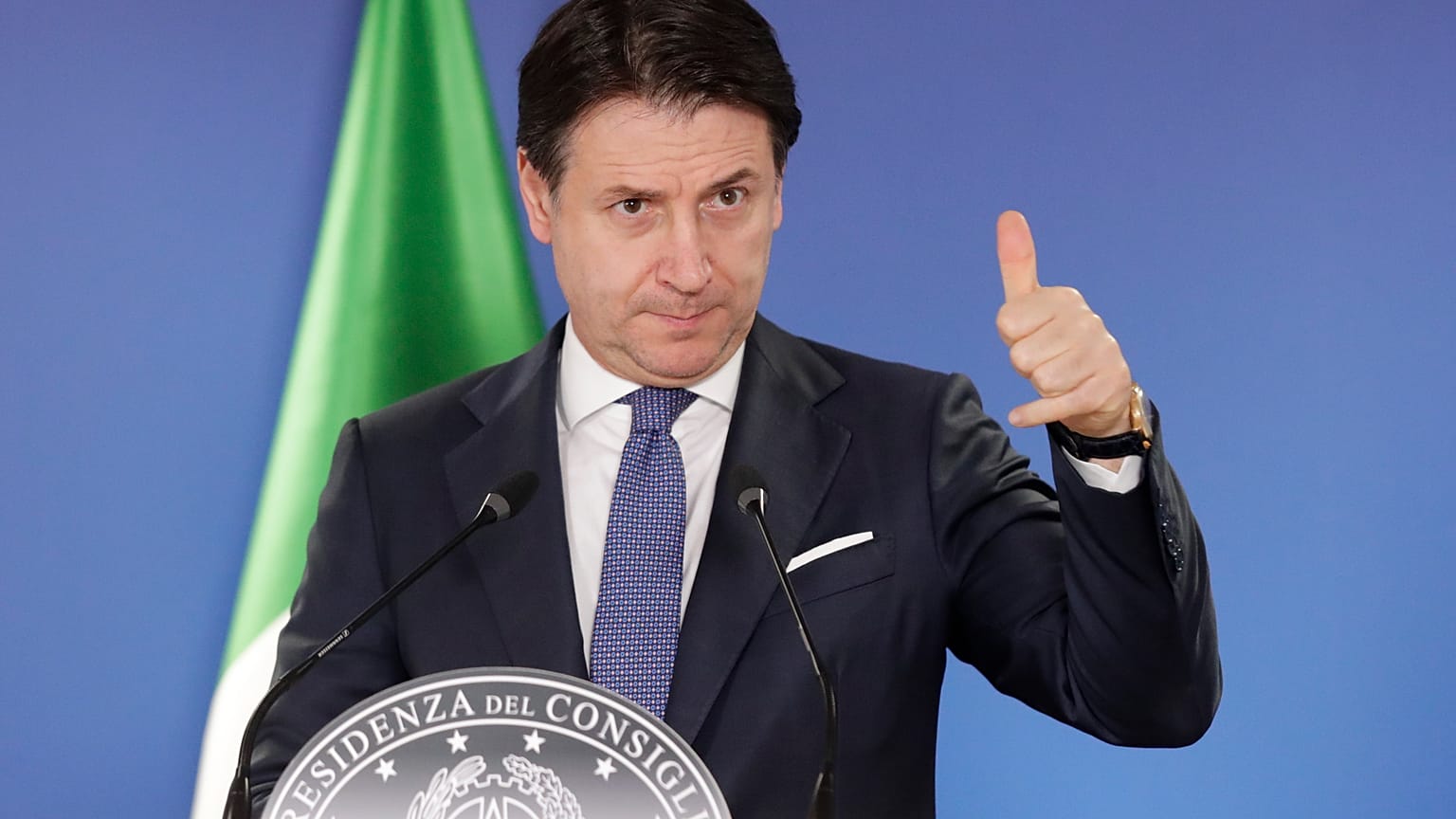 Il premier Conte a Bruxelles