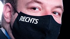 AfD-Delegierter beim Bundesparteitag in Kalkar. 