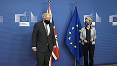 Boris Johnson und Ursula von der Leyen am 9. Dezember in Brüssel