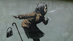 Новая работа Banksy появилась в Бристоле