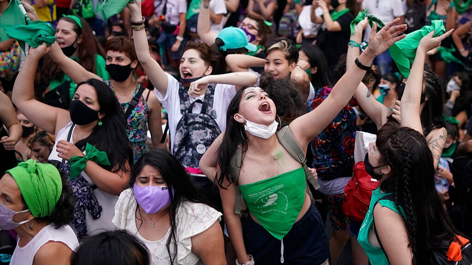 Des militantes pro-avortement en Argentine