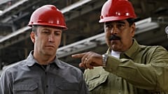 Venezuela Petrol Bakanı Tareck El Aissami ve Devlet Başkanı Nicolas Maduro