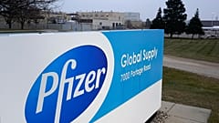 The Pfizer Global Supply Kalamazoo manufacturing plant is shown in Portage, Mich., Friday, Dec. 11, 2020. 