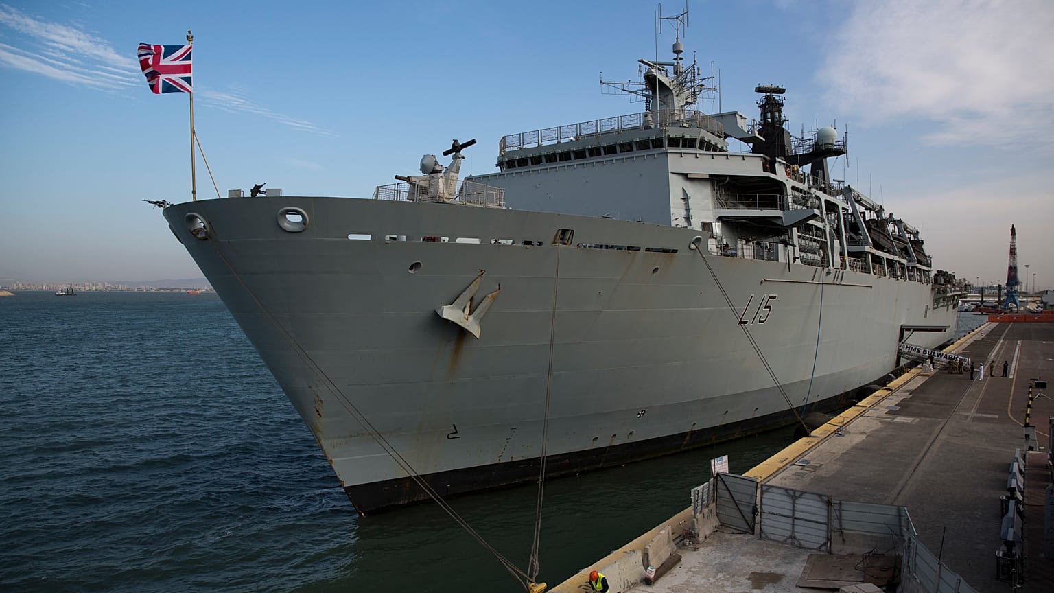Archivfoto der HMS Bulwark der British Royal Navy