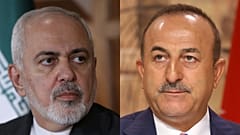 İran Dışişleri Bakanı Zarif ile Türkiye Dışişleri Bakanı Çavuşoğlu