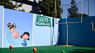 "Peanuts" auf einer Wand in den USA