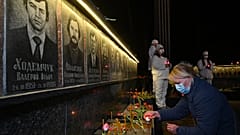 Çernobil kazası kurbanlarının anıtı 