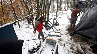 Flüchtlinge bei Velika Kladusa