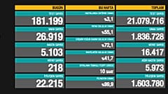 Türkiye Günlük Koronavirüs Tablosu
