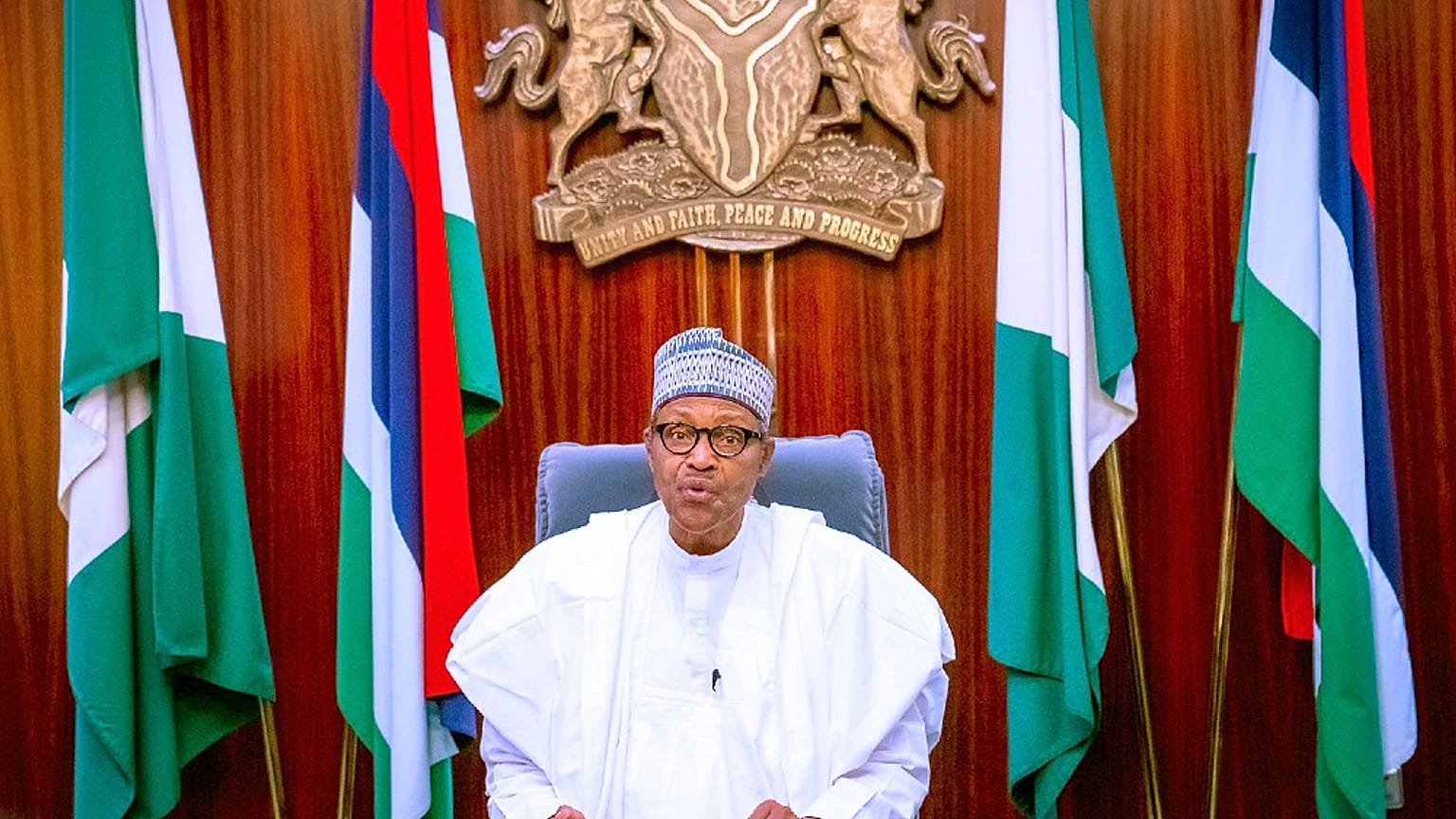 Il presidente nigeriano, Muhammadu Buhari