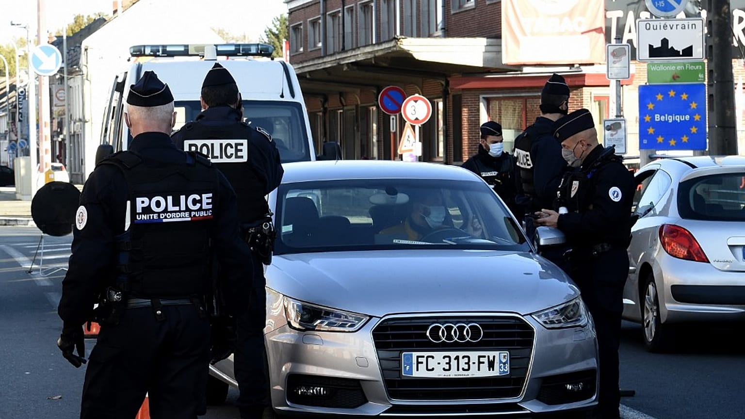 Polizei an der Grenze (ARCHIV)