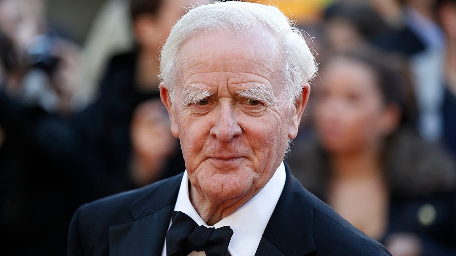 British author John Le Carre at the UK film premiere of "Tinker Tailor Soldier Spy," in London.