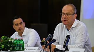 Navracsics Tibor sajtótájékoztatót tart Veszprémben, 2020. augusztus 6-án