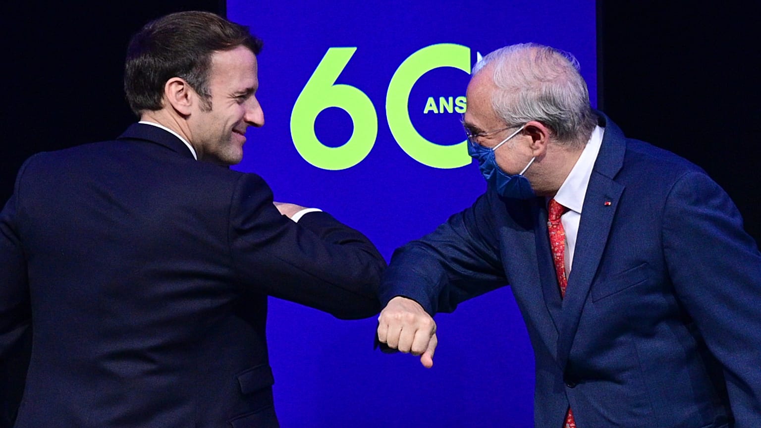 Emmanuel Macron e Ángel Gurría