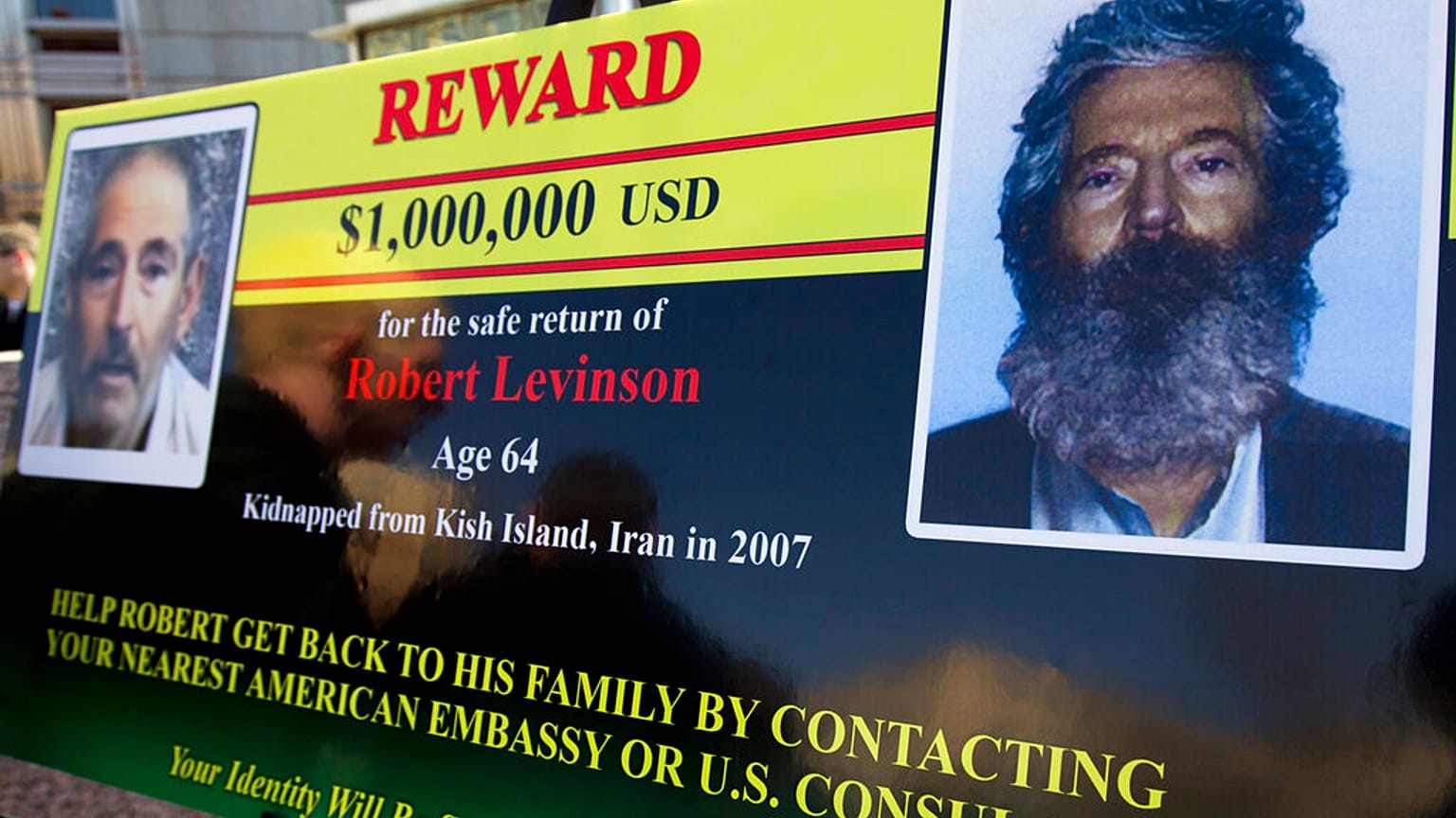 Washinton, Levinson’u bulan veya ABD’ye iade edilmesi için bilgi sağlayana 1 milyon dolarlık ödül teklif etmişti.