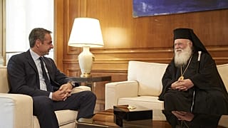Κυριάκος Μητσοτάκης Αρχιεπίσκοπος Ιερώνυμος